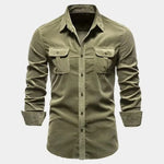 Casual Business Corduroy Shirt - Cross & Crown