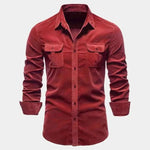 Casual Business Corduroy Shirt - Cross & Crown