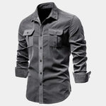 Casual Business Corduroy Shirt - Cross & Crown