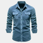 Casual Business Corduroy Shirt - Cross & Crown