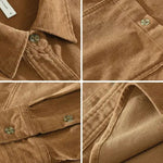 Casual Corduroy Shirt - Cross & Crown