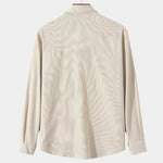 Casual Solid Corduroy Shirt - Cross & Crown