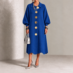 Evelyn | Elegant Button Knit Dress