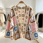 Marisol | Hollow Crochet Open Cardigan