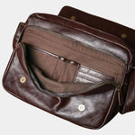 Classic Messenger Leather Bag - Cross & Crown