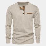 Corduroy Long Sleeve T-Shirt - Cross & Crown