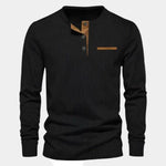 Corduroy Long Sleeve T-Shirt - Cross & Crown