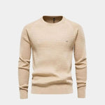 Crew Neck Knitwear Jumper Sweater - Cross & Crown