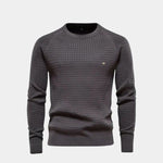 Crew Neck Knitwear Jumper Sweater - Cross & Crown
