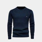 Crew Neck Knitwear Jumper Sweater - Cross & Crown
