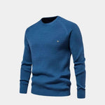 Crew Neck Knitwear Jumper Sweater - Cross & Crown