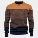 Crew Neck Knitwear Knit Pullover Sweater Jumper - Cross & Crown