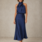 Harper | Halter Satin Evening
