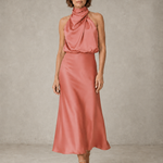 Harper | Halter Satin Evening