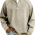 BROMLEY RELAXED HENLEY SWEATSHIRT