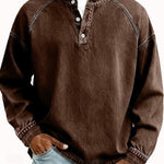 BROMLEY RELAXED HENLEY SWEATSHIRT