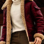 RAVELLO FAUX LEATHER JACKET
