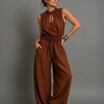 Jette | Sleeveless Jumpsuit with Wide Legs