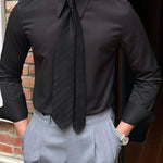 Elegant Spearpoint Collar Shirt - Cross & Crown