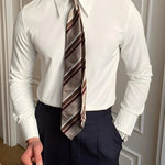 Elegant Spearpoint Collar Shirt - Cross & Crown