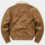 Essential Fleece Suede Jacket - Cross & Crown