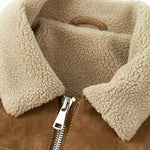 Essential Fleece Suede Jacket - Cross & Crown