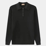 Essential Half Zip Pullover Sweater - Cross & Crown