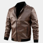 Essential Leather Jacket - Cross & Crown