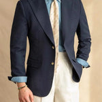 Essential Nautical Seersucker Blazer - Cross & Crown