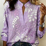 EDEN CHIC HIGH-NECK BLOUSE