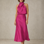 Harper | Halter Satin Evening