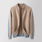 FERRARA CASHMERE ZIP-THROUGH JACKET