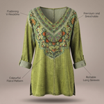 FLORA CLASSIC DENIM BLOUSE