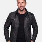Rogue Tactical Leather Jacket – Cross & Crown