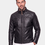 Vulcan Diamond Leather Jacket – Cross & Crown