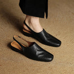 Svella Genuine Leather Slingbacks