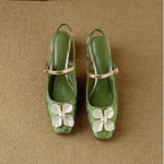 Camellia Slingback Pumps