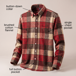 GRAYSON COTTON FLANNEL SHIRT