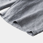 Gris Mariner Linen Shorts - Cross & Crown