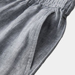 Gris Mariner Linen Shorts - Cross & Crown