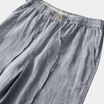 Gris Mariner Linen Shorts - Cross & Crown