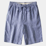 Gris Mariner Linen Shorts - Cross & Crown