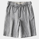 Gris Mariner Linen Shorts - Cross & Crown