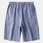 Gris Mariner Linen Shorts - Cross & Crown