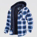 HARRY JACKET FLANNEL WITH REMOVABLE HOOD