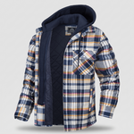 HARRY JACKET FLANNEL WITH REMOVABLE HOOD