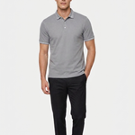 Steel Gray Polo – Cross & Crown