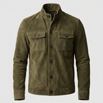 Garrison Suede Vintage Jacket - Cross & Crown