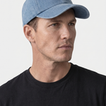 Minimalist Denim Cap - Cross & Crown