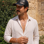 Rustic Crown Leather Cap  - Cross & Crown